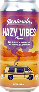 Peninsula Hazy Vibes Remix Columbus Amarillo y Sabro El Dorado - Lúpulo y Amén